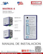 Manual de Instalacion BEA MATRIX, ADS Puertas y Portones Automaticos S.A. de C.V.